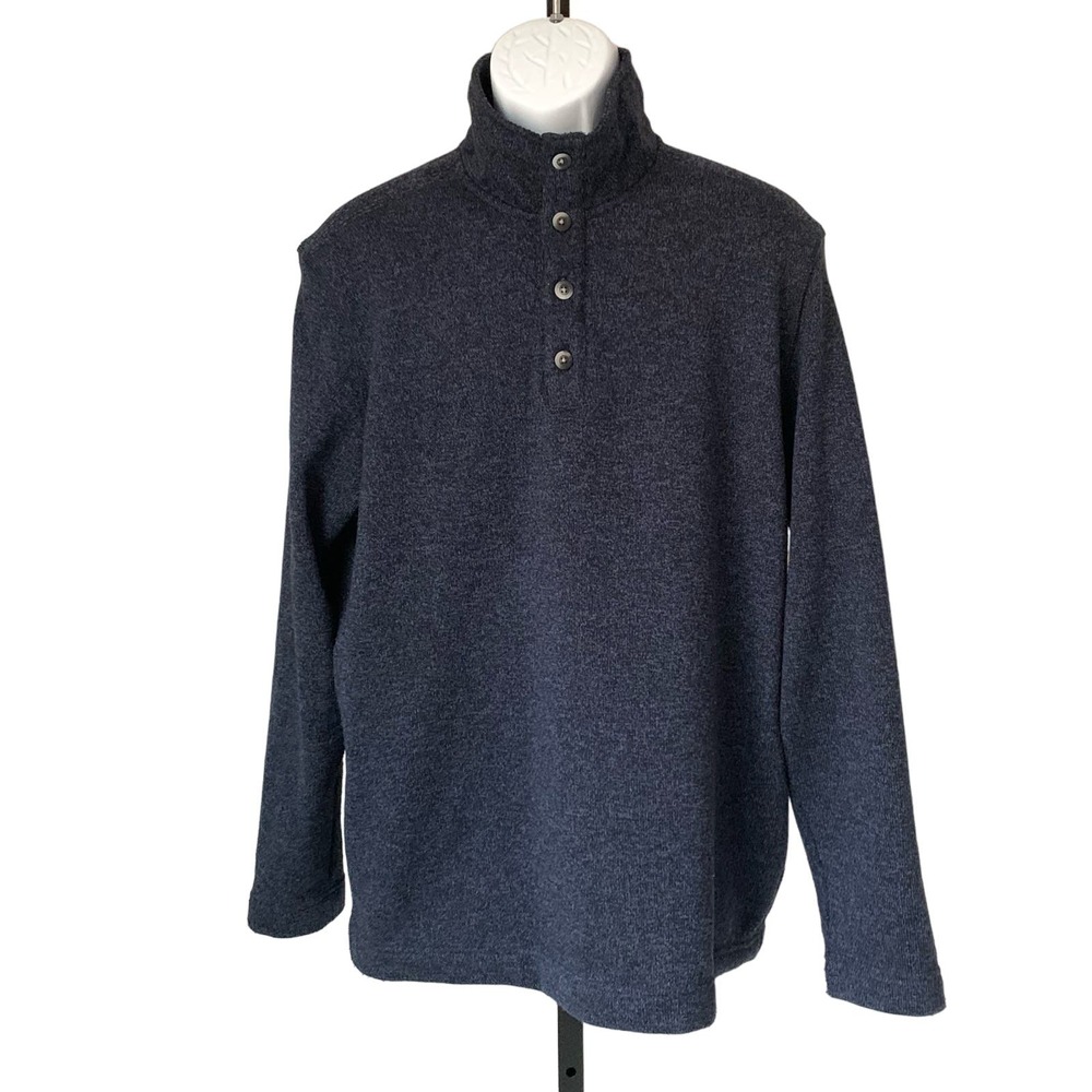 Van Heusen Men's Sweater Fleece Long Sleeve - Picture 5 of 7